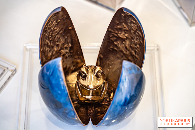 Oeuf Joyaux et chocolats de Pâques de Jade Génin 2024