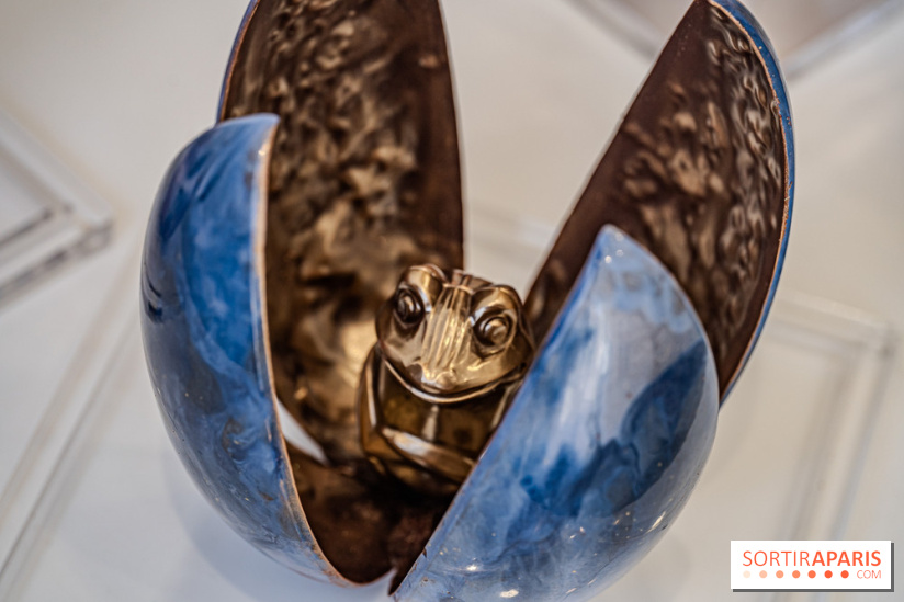 Oeuf Joyaux et chocolats de Pâques de Jade Génin 2024