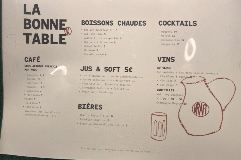 Kraft, La bonne table