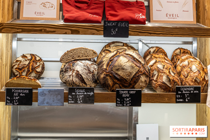Éveil Boulangerie aux farines anciennes Paris 17e - pains