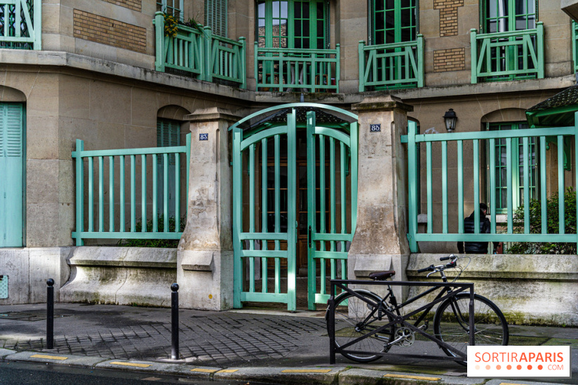 Insolite, la façade originale de la rue Blomet Paris 15e - photos -  A7C9546