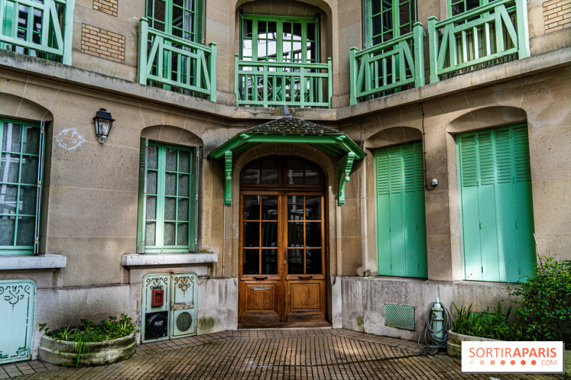 Insolite, la façade originale de la rue Blomet Paris 15e - photos -  A7C9548