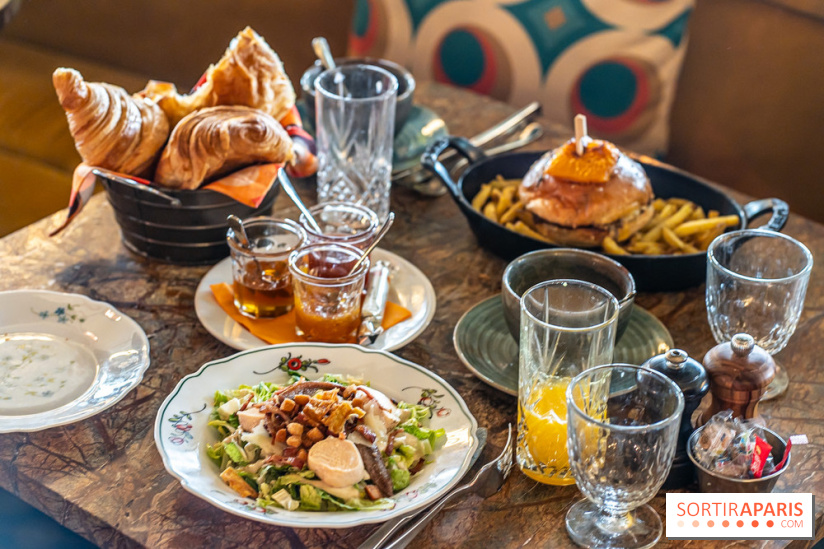 Le brunch festif du Bistrot Podium - Paris 15e - Top Chef -  salade caesar