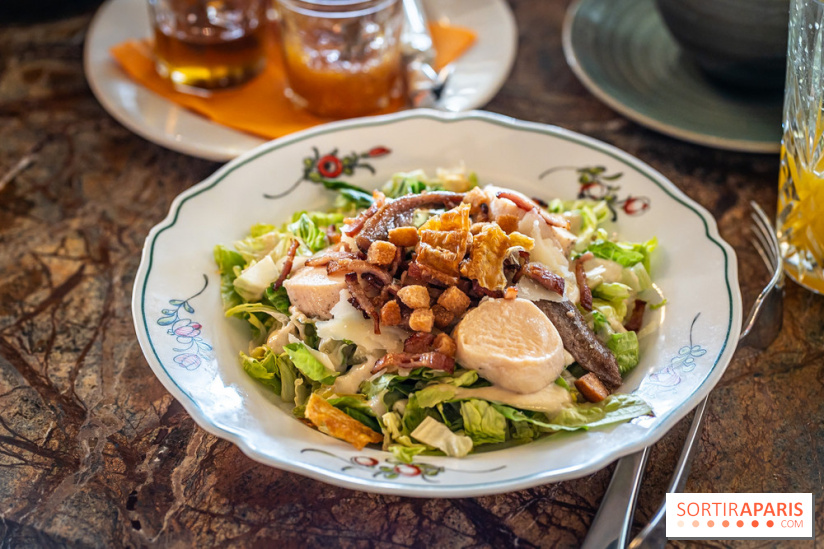 Le brunch festif du Bistrot Podium - Paris 15e - Top Chef -  salade caesar