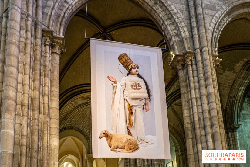 La Trêve la Basilique Saint-Denis, l'exposition costumes et photos de Sophie Comtet Kouyaté en mode jeux Olympique en Grèce Antique -  A7C0555