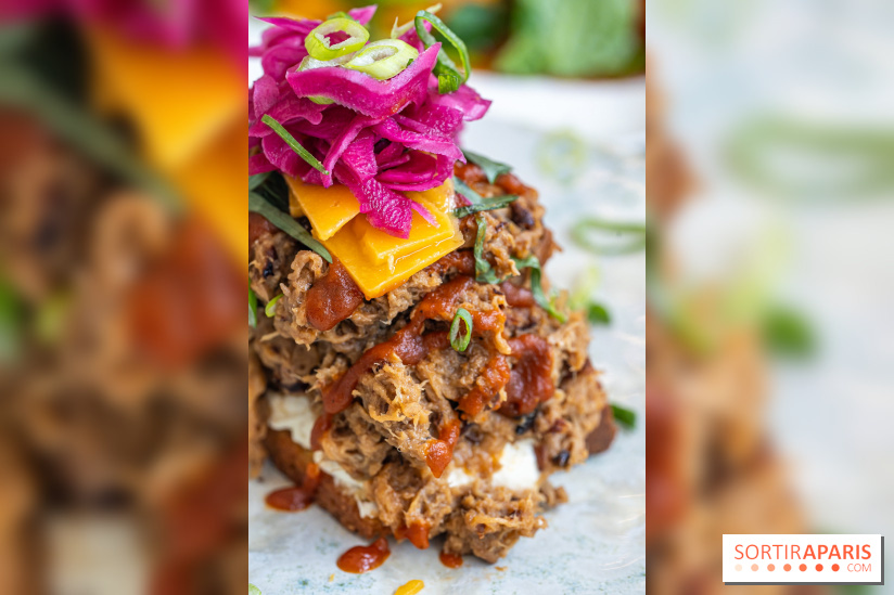 Le Café Mirette, l'excellent resto à la Fondation Pernod, côté Gare Saint-Lazare -  agneau confit