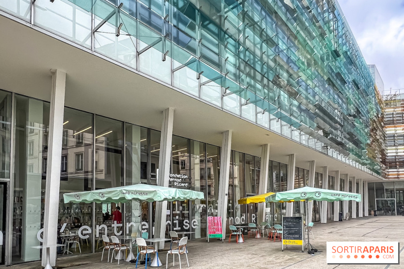 Le Café Mirette, l'excellent resto à la Fondation Pernod, côté Gare Saint-Lazare - terrasse
