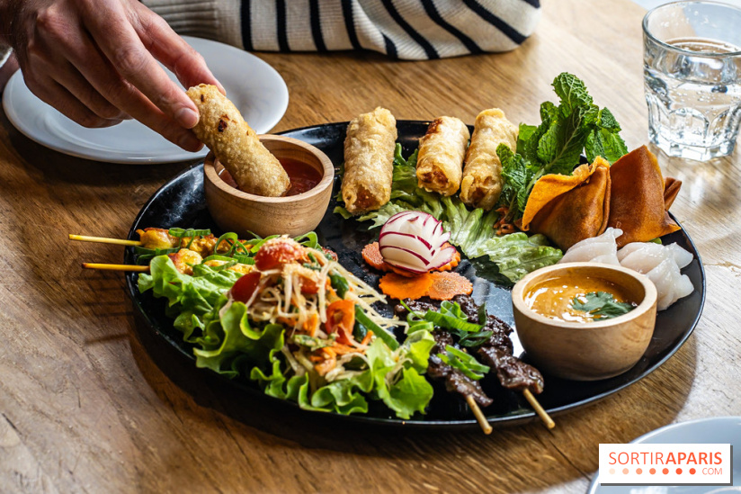 Q Bar, le bistrot et restaurant Thaïlandais à Paris -  entrées