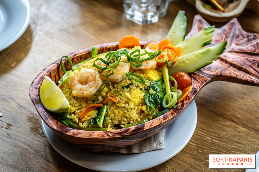 Q Bar, le bistrot et restaurant Thaïlandais à Paris -  riz Thaï