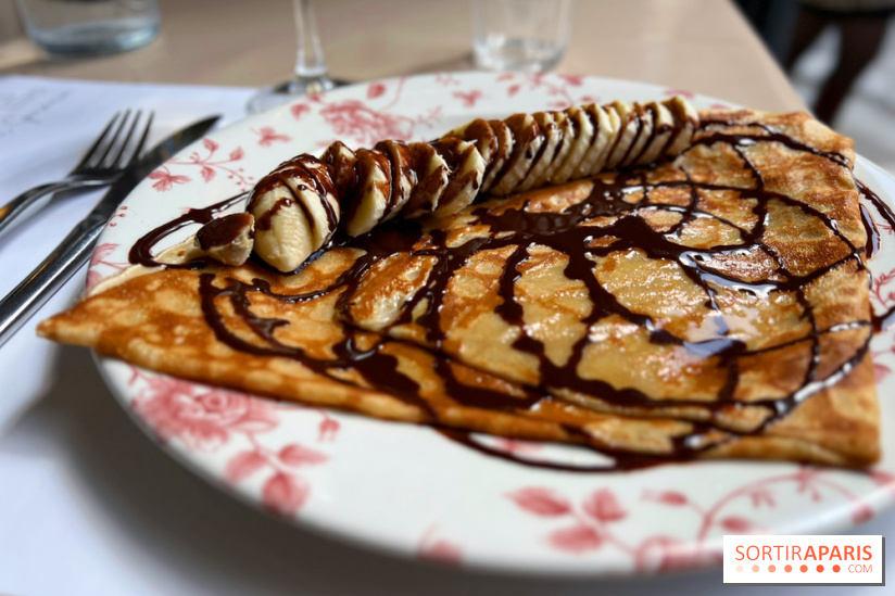 Galette Café - Crêpe banane chocolat