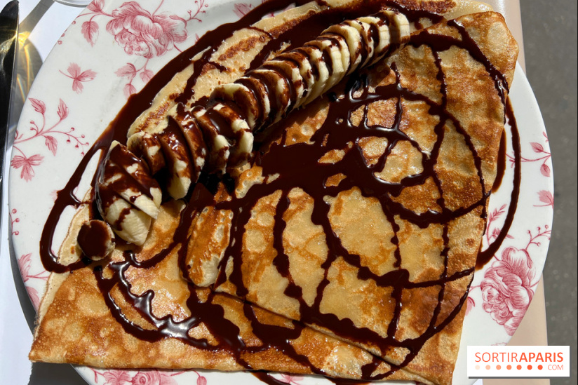 Galette Café - Crêpe banane chocolat