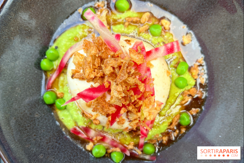 LArchimede - Burrata, dip de petit pois