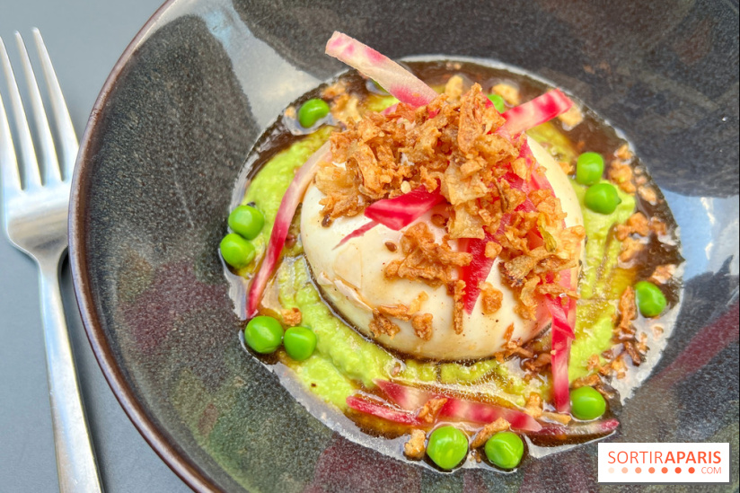 LArchimede - Burrata, dip de petit pois