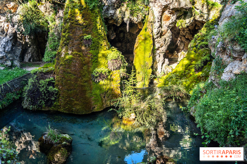 Parc du Dr Fauvel à Villennes sur Seine, grotte et cascades