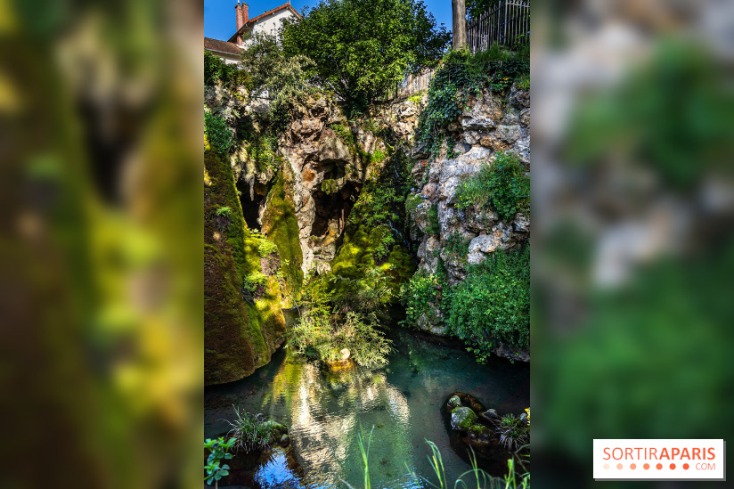 Parc du Dr Fauvel à Villennes sur Seine, grotte et cascades