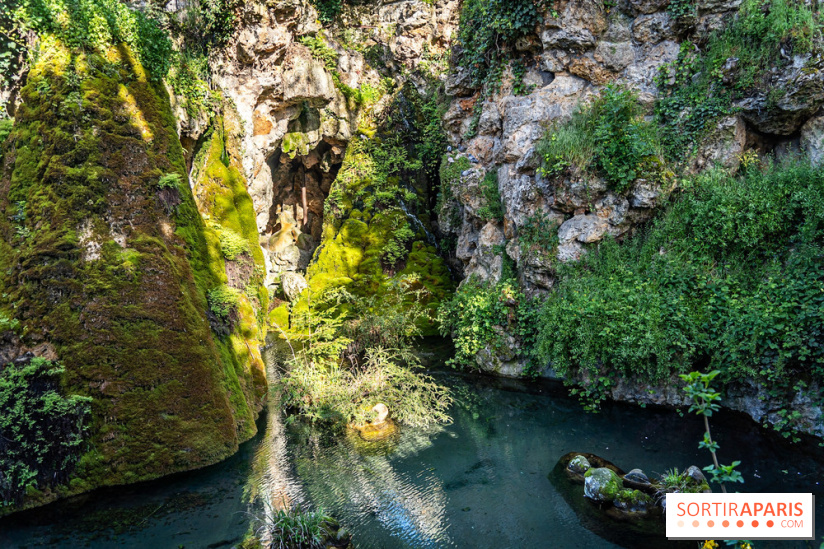 Parc du Dr Fauvel à Villennes sur Seine, grotte et cascades