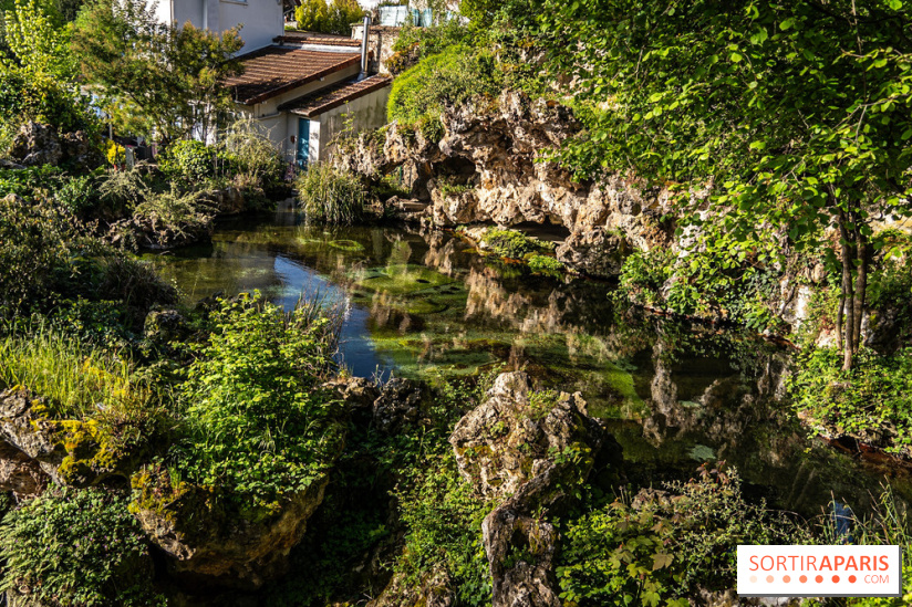 Parc du Dr Fauvel à Villennes sur Seine, grotte et cascades