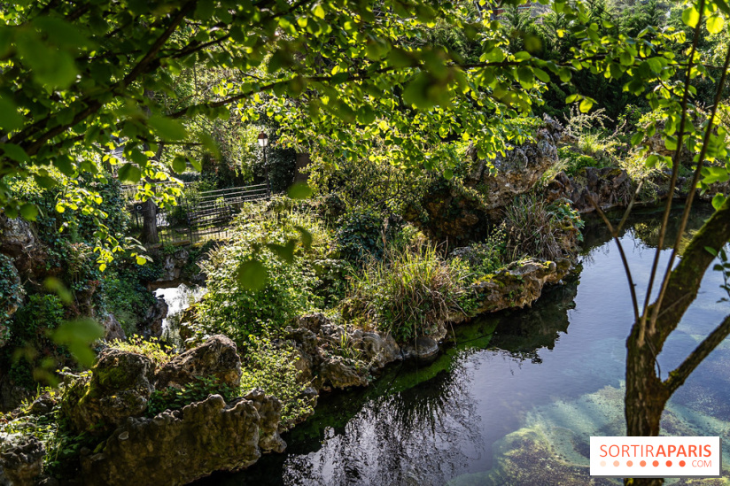 Parc du Dr Fauvel à Villennes sur Seine, grotte et cascades