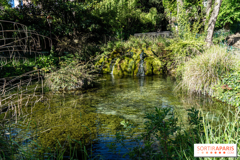 Parc du Dr Fauvel à Villennes sur Seine, grotte et cascades
