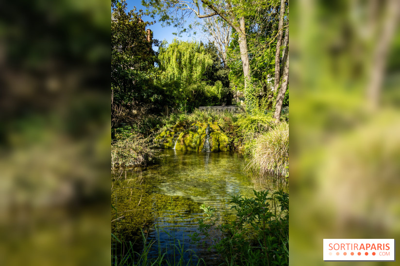 Parc du Dr Fauvel à Villennes sur Seine, grotte et cascades