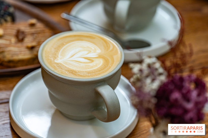 Fu Patisserie et coffee shop Paris 13e -  cafe latte