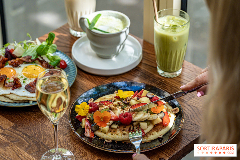 Fu Patisserie et coffee shop Paris 13e -  pancake aux fruits