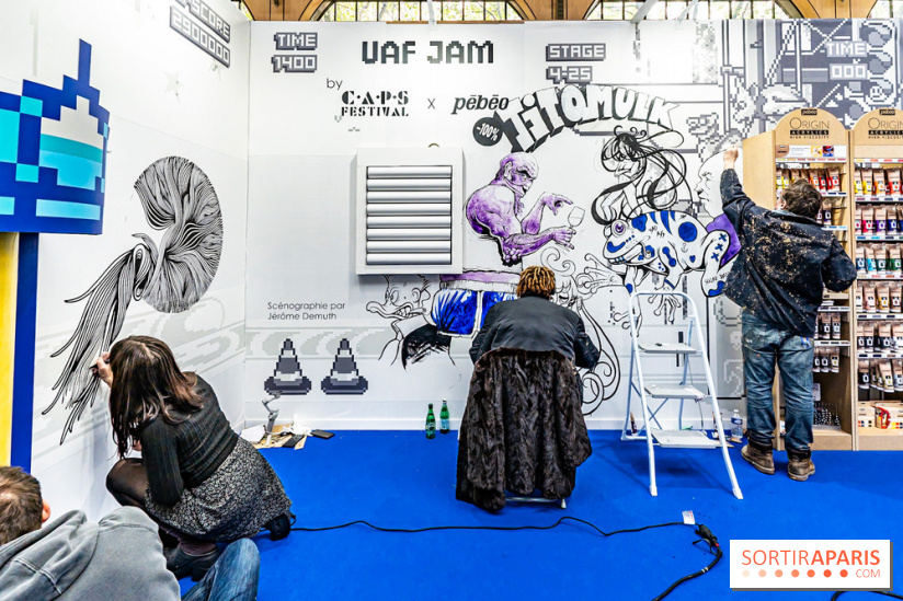 Urban Art Fair 2024 au Carreau du Temple, la foire internationale de street art - photos -  A7C2403