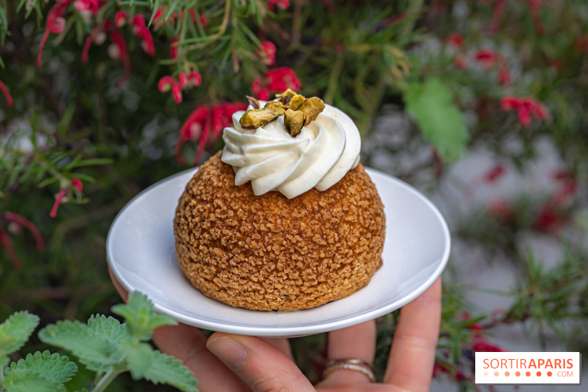 Pâtisserie Mélilot Paris 20e arrondissement -  chou pistache