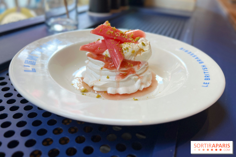 L'Entente - Pavlova rhubarbe