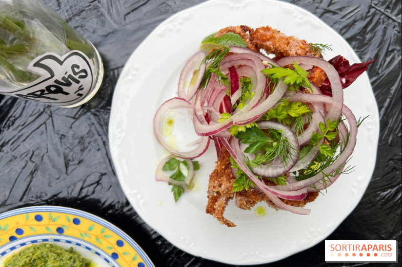 Marquis - Crabe croustillant, brioche, lard