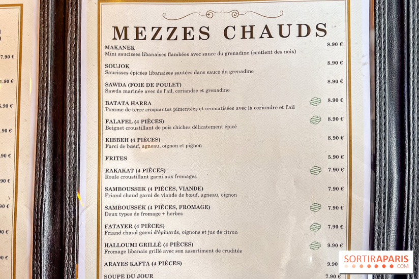 Boulevard Beirut, restaurant Libanais à Poissy - carte - menu