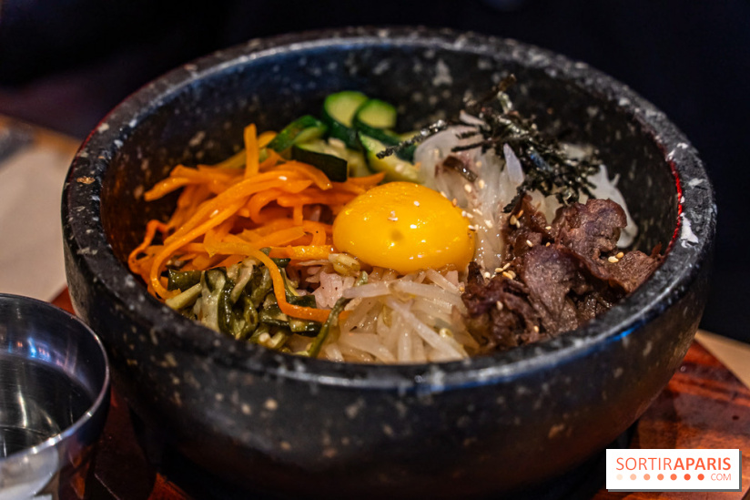 Hwaro Grill, le barbecue Coréen Paris 15e -  bibimbap bœuf