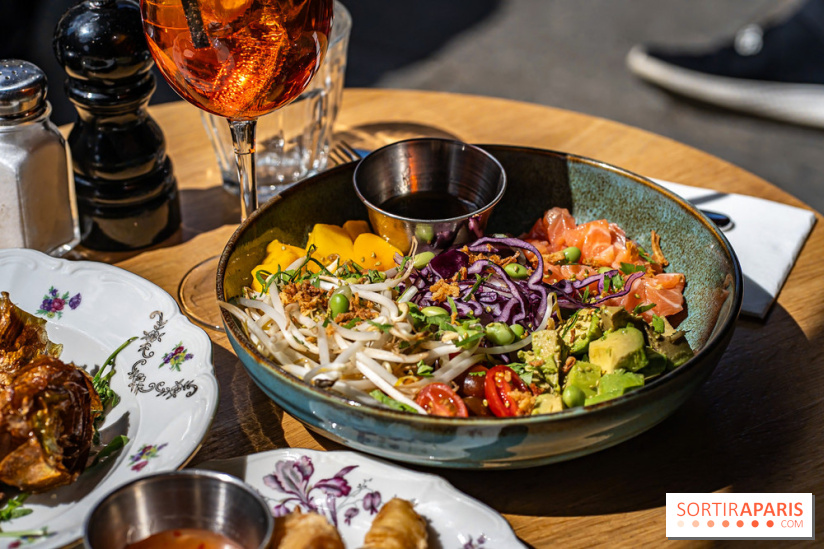 Festival, le café-restaurant rue Étienne Marcel  - fresh bowl saumon