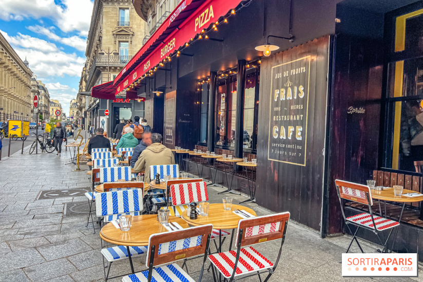 Festival, le café-restaurant rue Étienne Marcel  - terrasse
