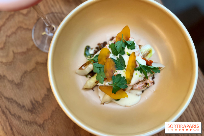 ChoCho - Asperge, kimchi, poutargue