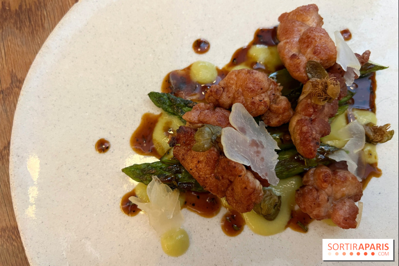 ChoCho - Ris d'agneau, asperge au barbecue