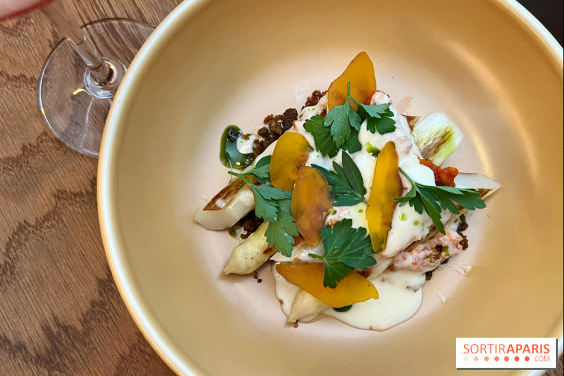 ChoCho - Asperge, kimchi, poutargue