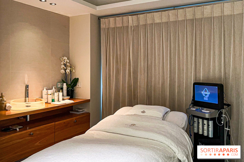 Soin Hydrafacial au Spa Valmont de l'hôtel Le Meurice