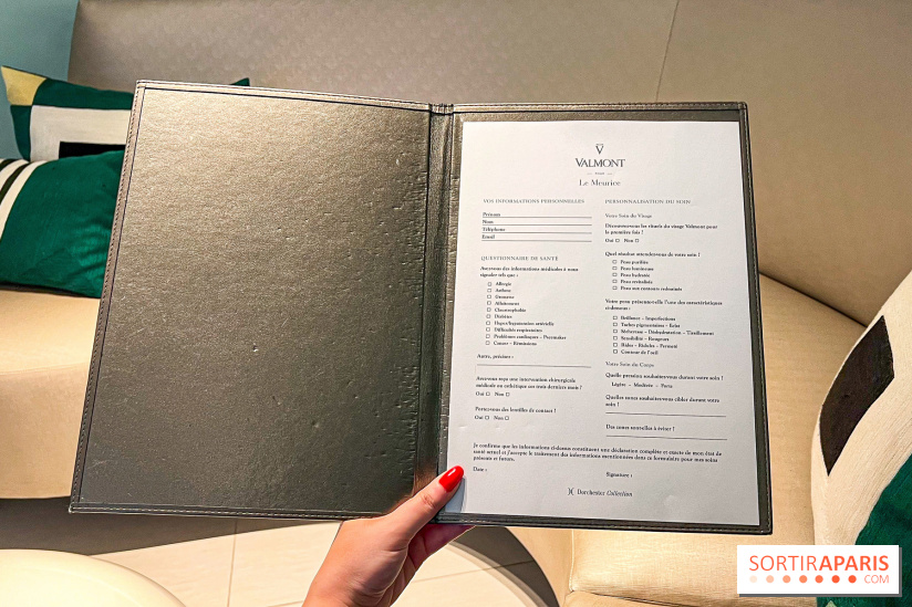 Soin Hydrafacial au Spa Valmont de l'hôtel Le Meurice