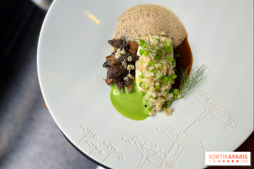 Auguste - Turbot, petits pois, tourteau