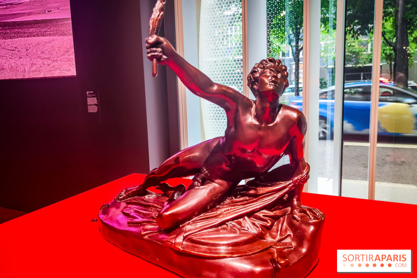 Marathon, la course du messager : l'exposition olympique du Musée de la Poste - nos photos - IMG20240514191232