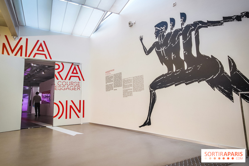 Marathon, la course du messager : l'exposition olympique du Musée de la Poste - nos photos