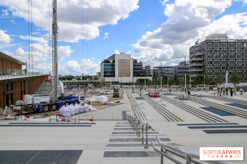 Prolongement de la ligne 14 : nos photos de la gare Saint-Denis-Pleyel