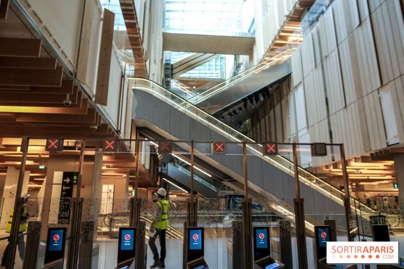 Prolongement de la ligne 14 : nos photos de la gare Saint-Denis-Pleyel