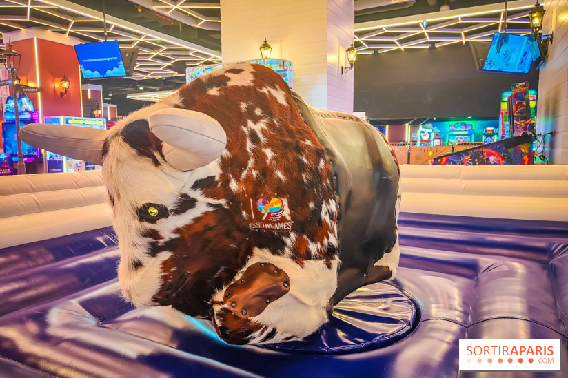 La Tête dans les Nuages - la Défense - taureau mécanique