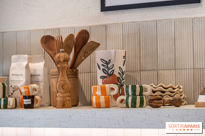 Nèulo Pâtisserie,le Paradis du flan par Pierre Jean Quinonero -  vaisselle 