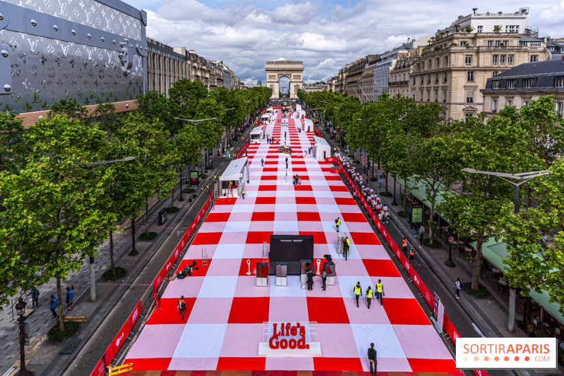 The big picnic on the Champs-Elysées in Paris, photos and video ...