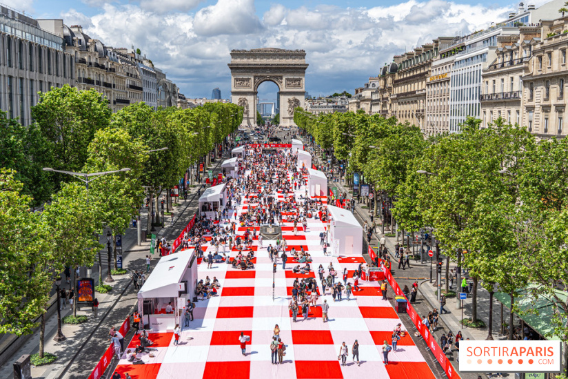 Grand pique nique des Champs-Élysées - photos