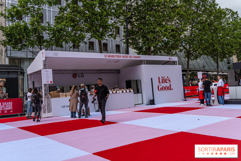 Grand pique nique des Champs-Élysées - photos
