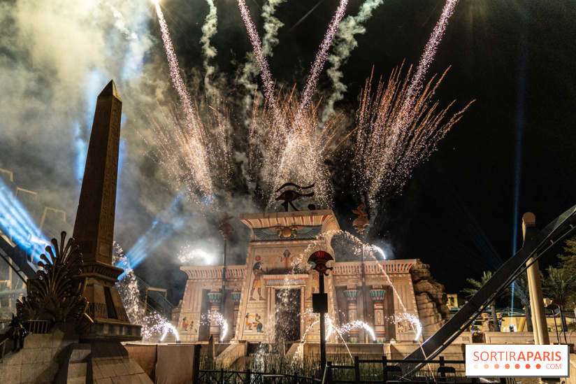 Parc Astérix : inauguration de la Tour Numérobis avec Jamel Debbouze